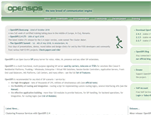Tablet Screenshot of opensips.org